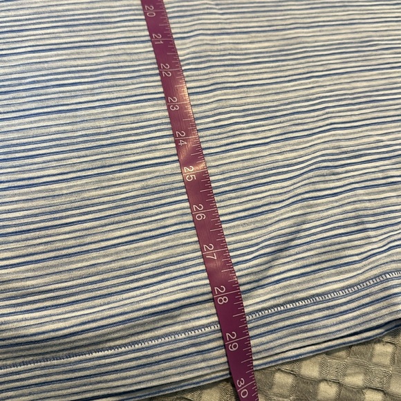 Daniel Cremieux Blue and White Striped Tee - Picture 6 of 6